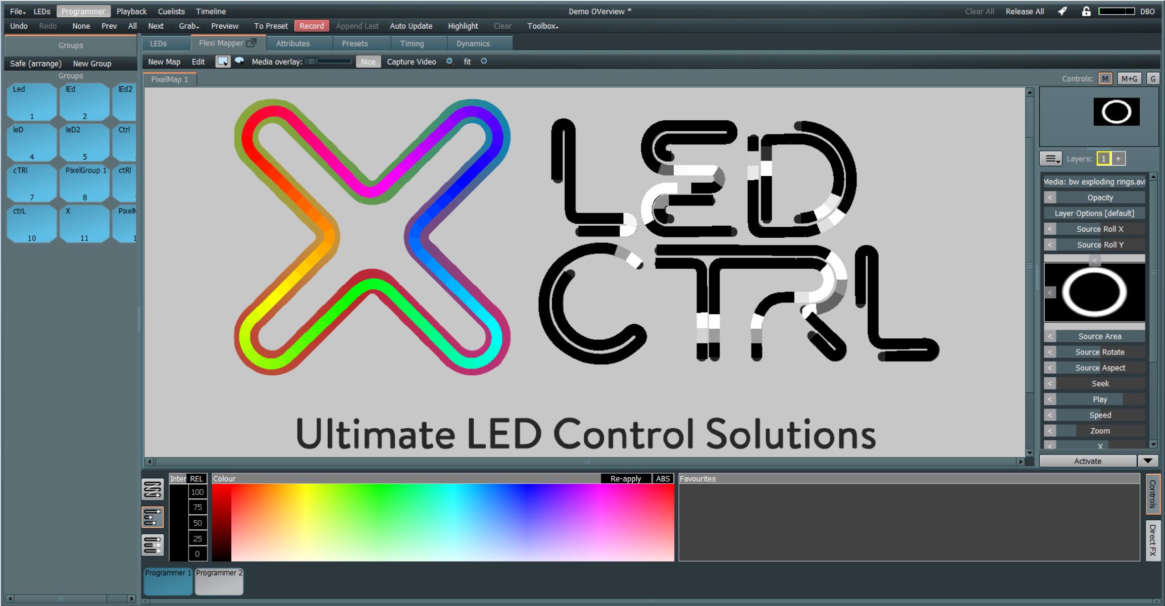 LED CTRL Software UI